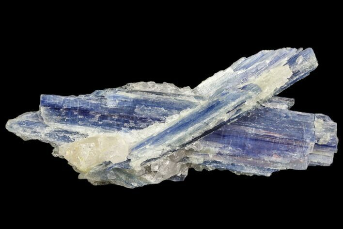 Vibrant Blue Kyanite Crystal In Quartz - Brazil #80380